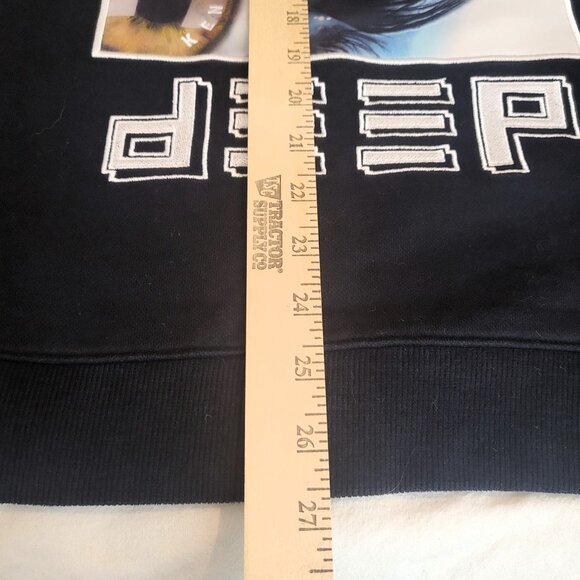 KENZO Paris Crewneck Sweatshirt L Black "Spend the Nite at dEEP" Embroidered Eye - Picture 10 of 10